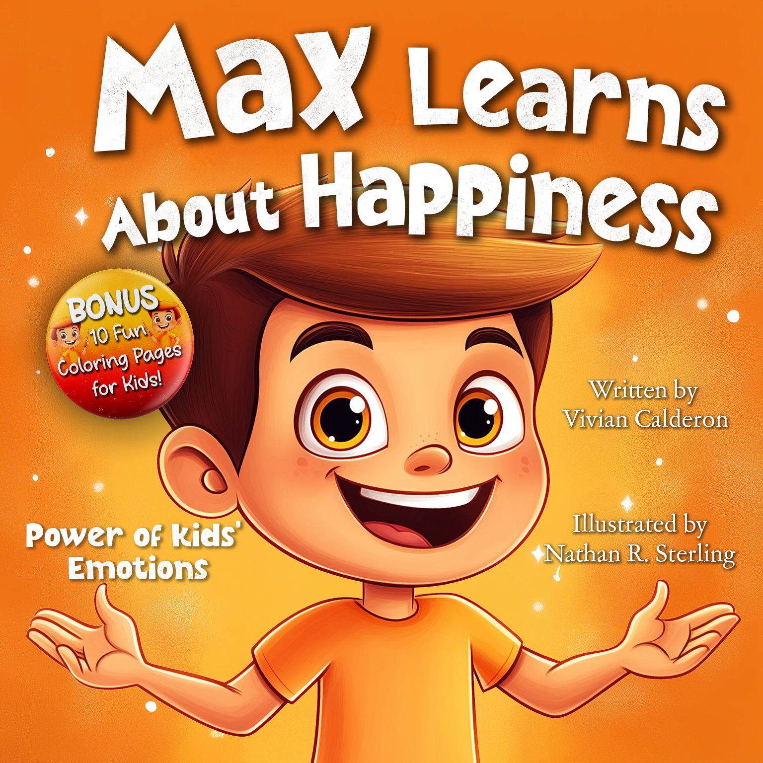 Max Learns About Happiness Book Cover